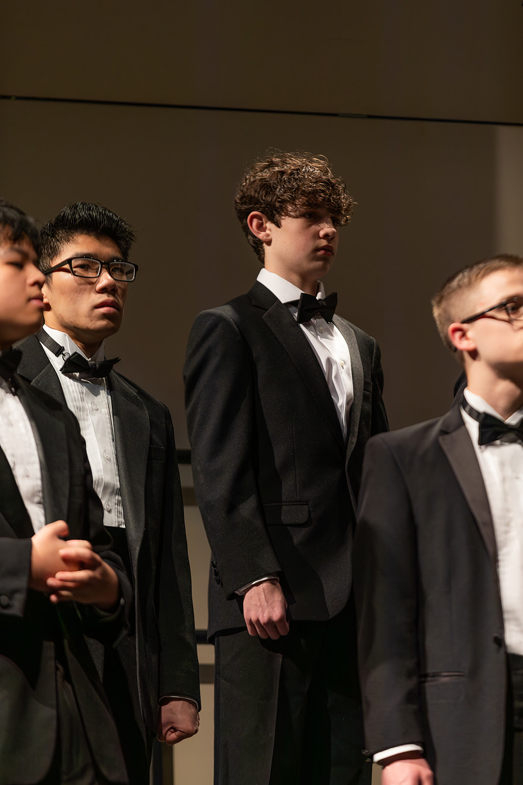 Concert Chorale tenor-bass singers performing