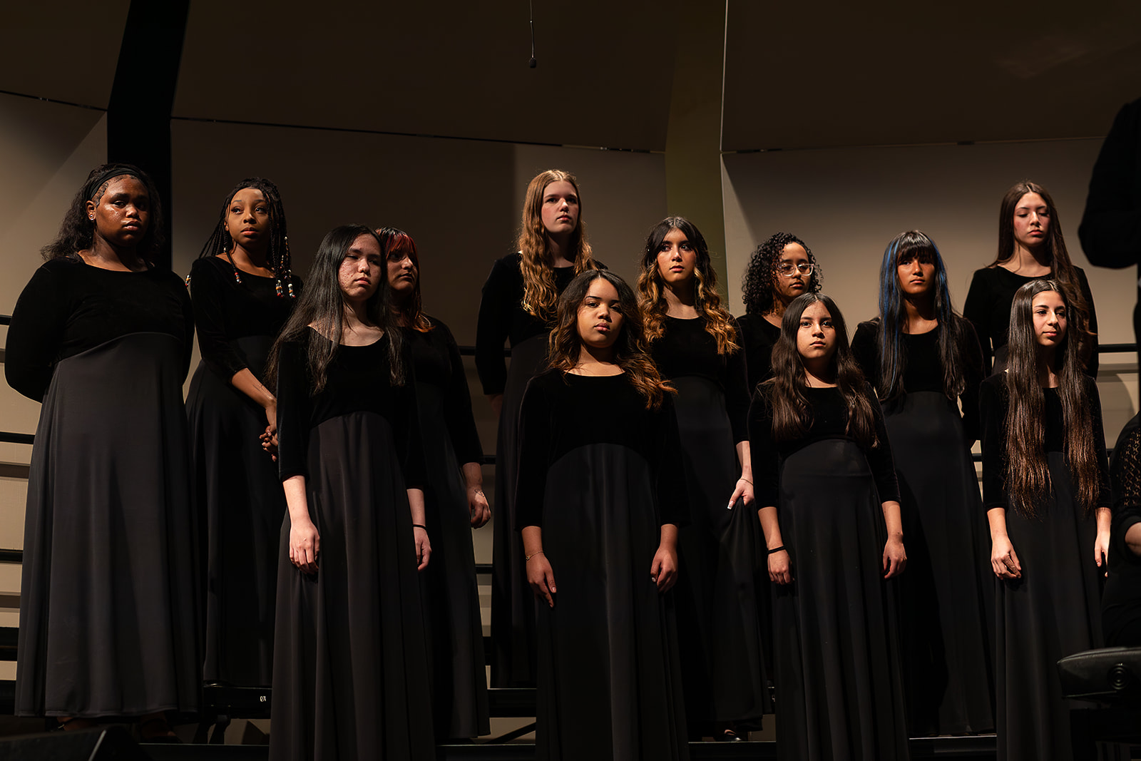 Concert Chorale singers with piano