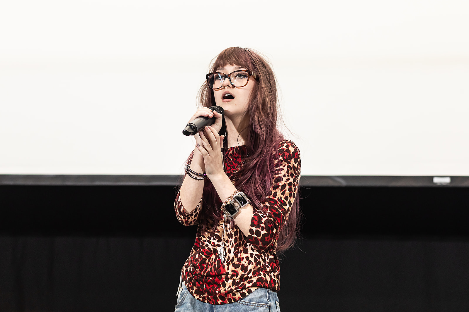 Mane Attraction performing on stage
